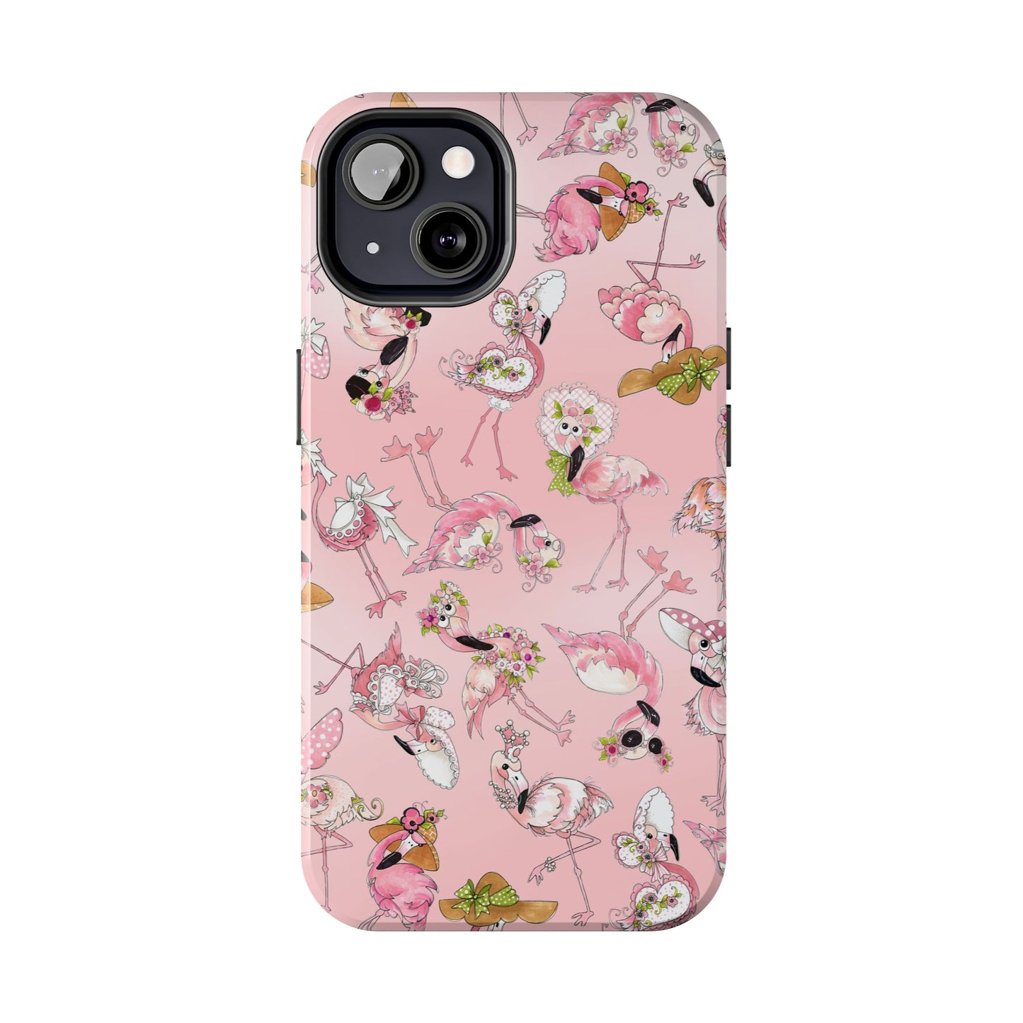 Tossed Flams Pink Phone Case