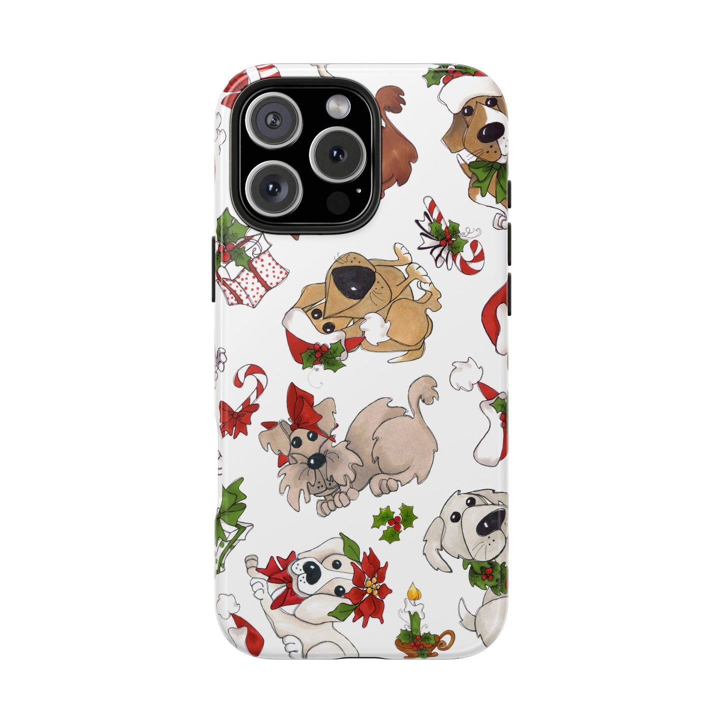 Doggie Toss White Phone Case