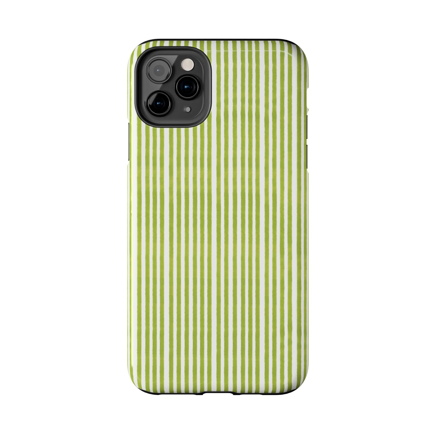 Lazy Stripe Lime Phone Case
