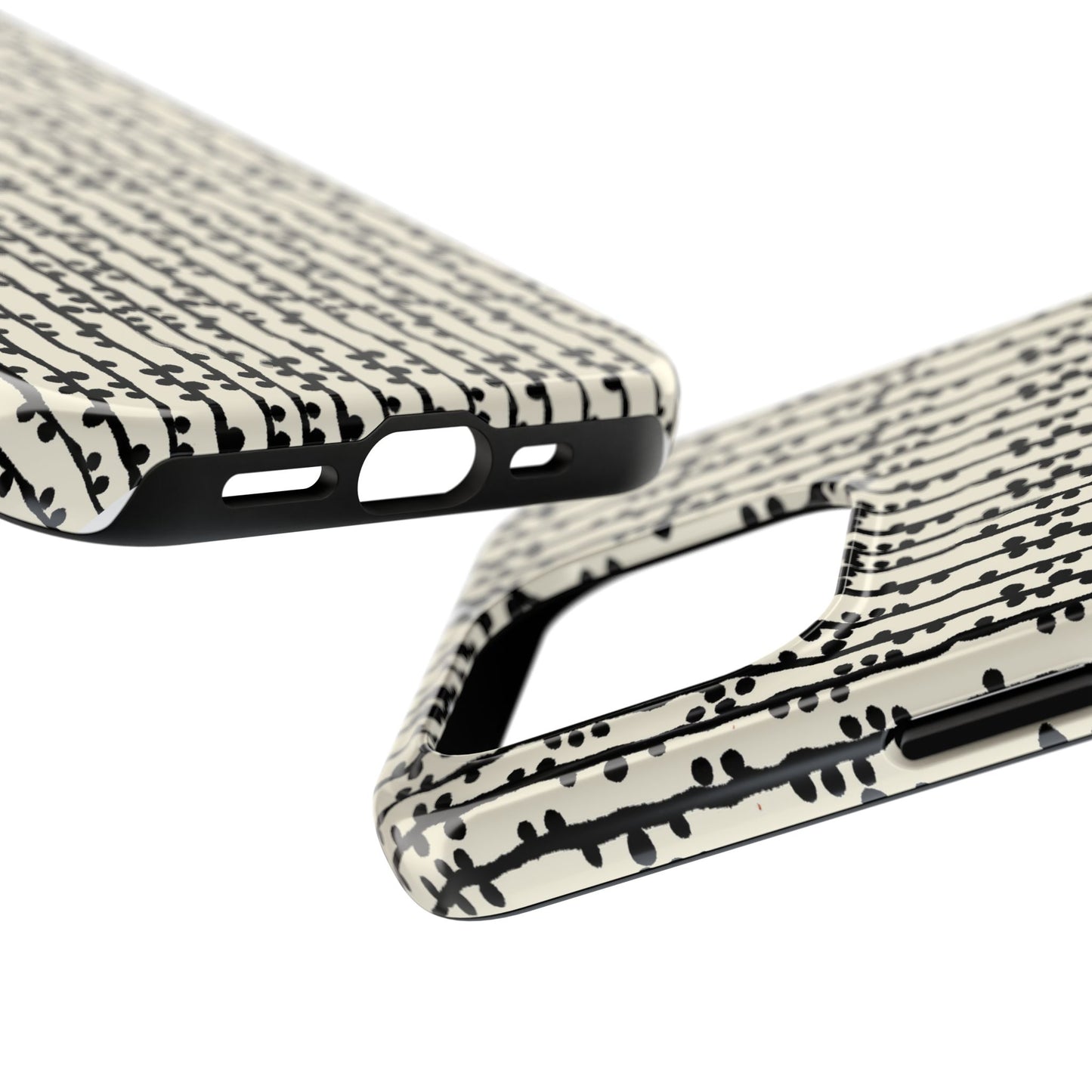 Loopy Stripe Bone Phone Case