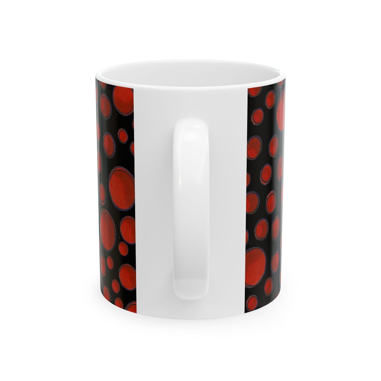 Dot Assortment Black / Red Cup