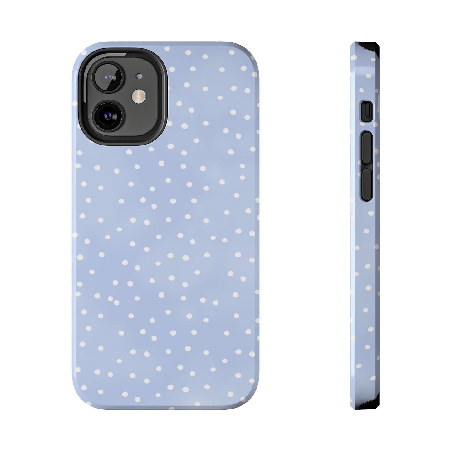 Petite Dots Blue / White Phone Case