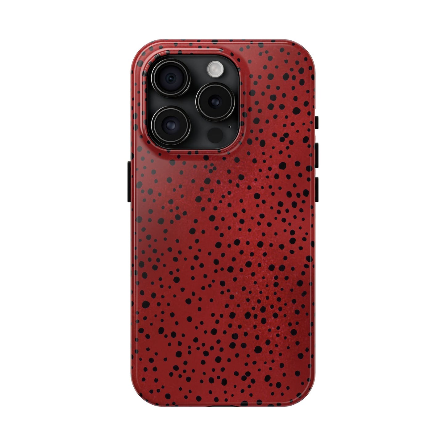 Pepper Dots Red / Black Phone Case