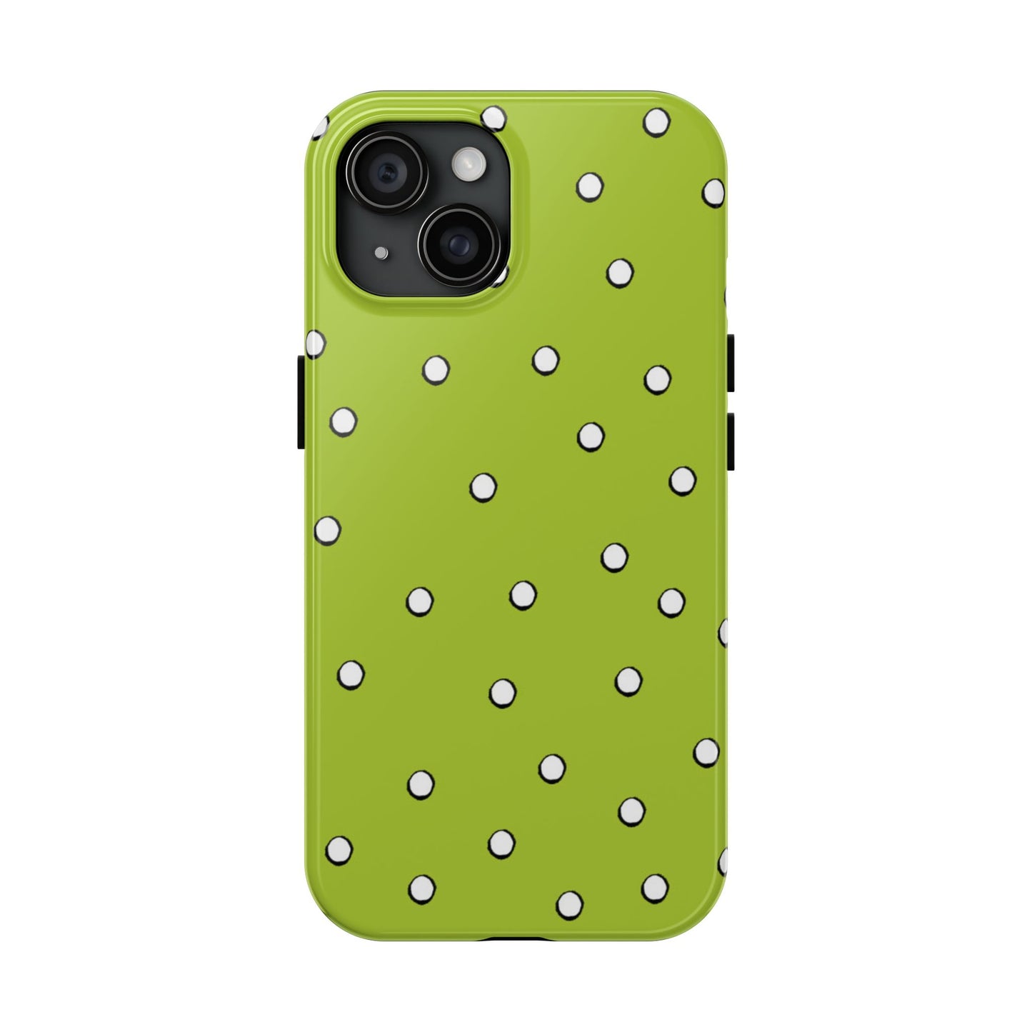 Lime Dots Phone Case