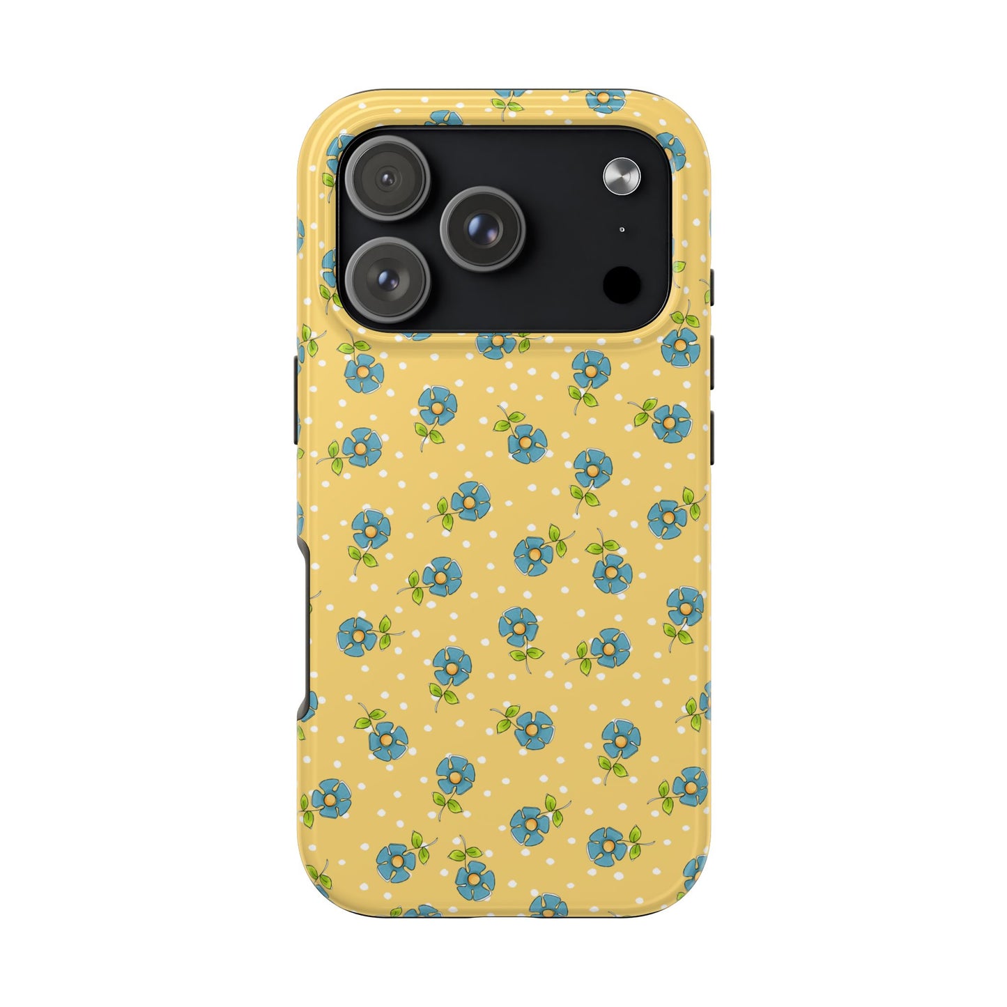 Daisy Dots Yellow Phone Case