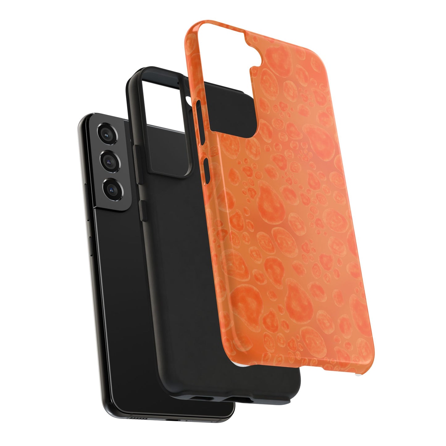 Paw Dots Orange Phone Case
