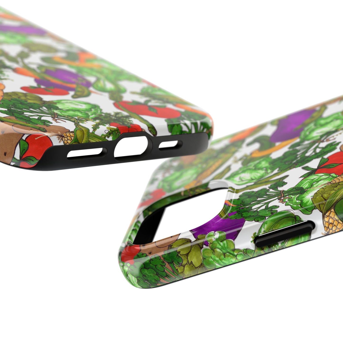 Veggie Jungle White Phone Case