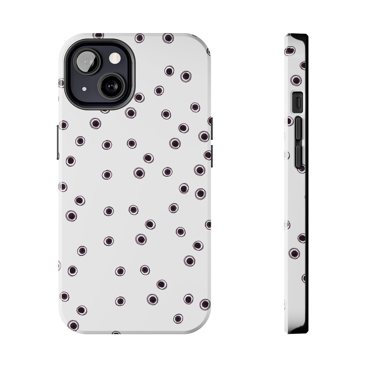 Halo Dots White Phone Case