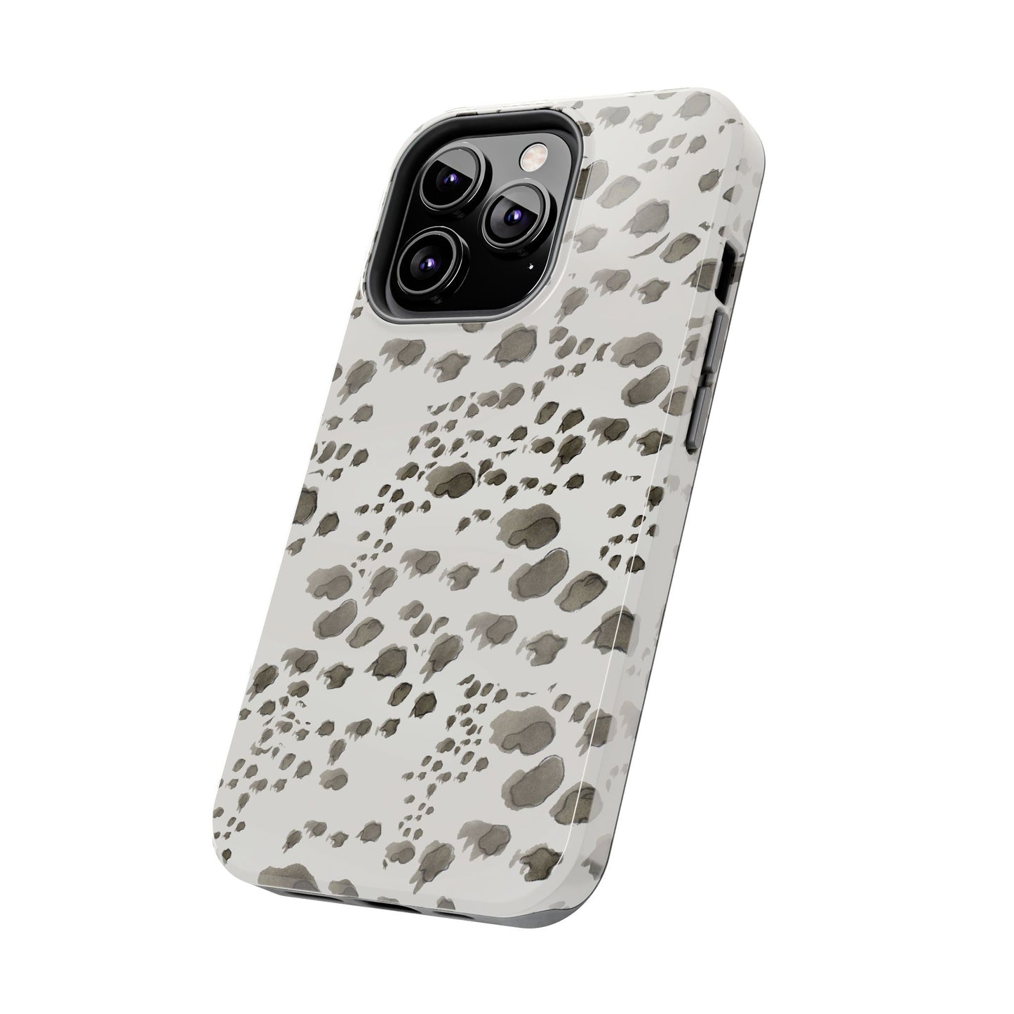 Kitty Dots Gray Phone Case
