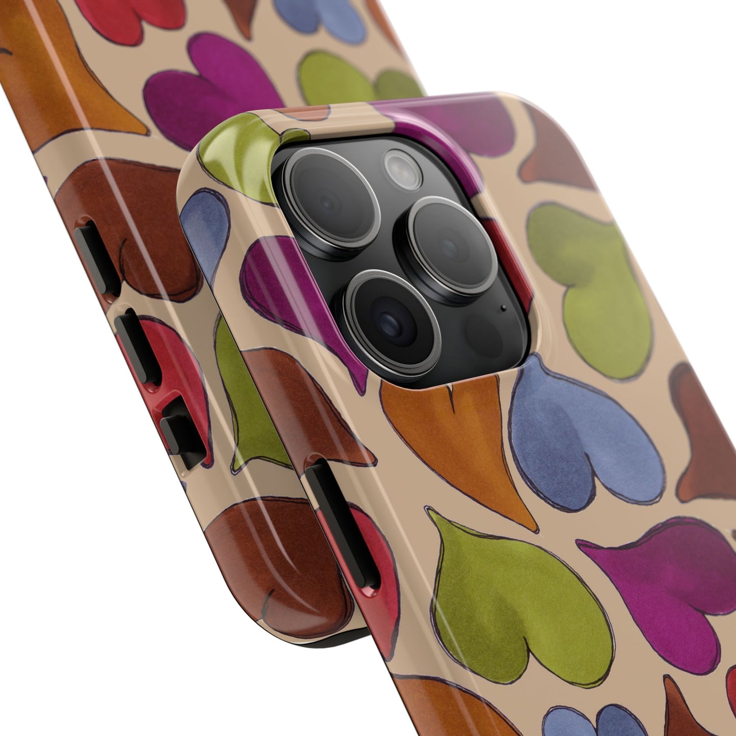 Big Hearted Khaki Phone Case