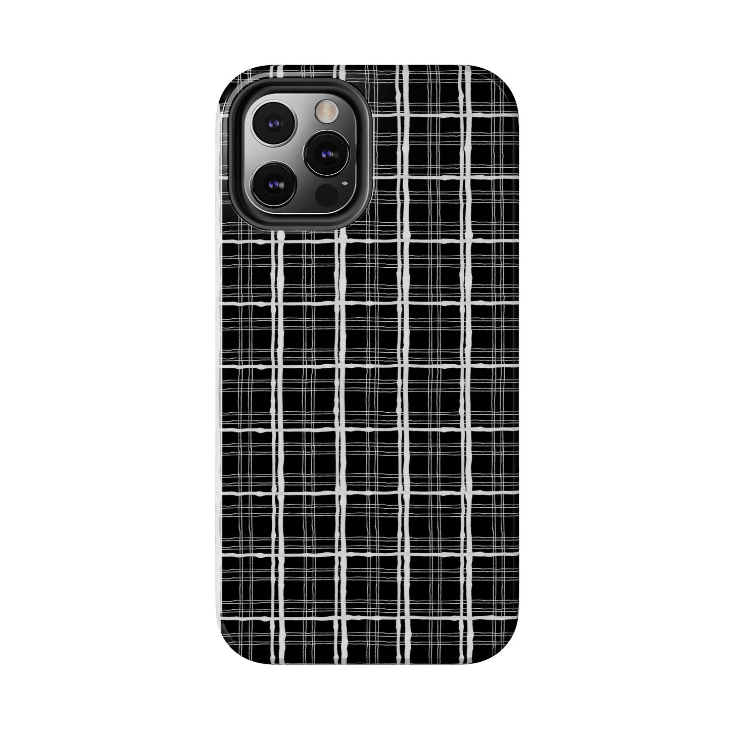 Sophistiplaid Black / White Phone Case
