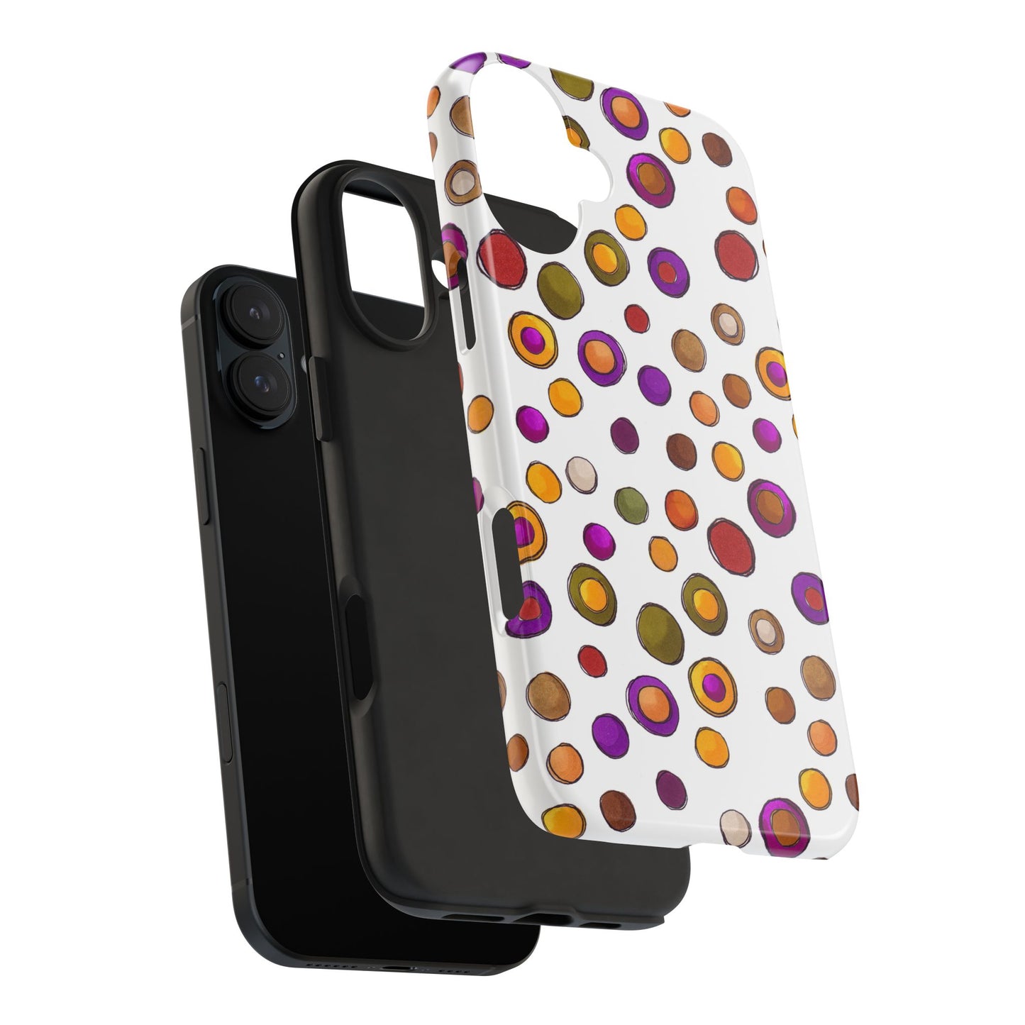Sesame Dot White Phone Case