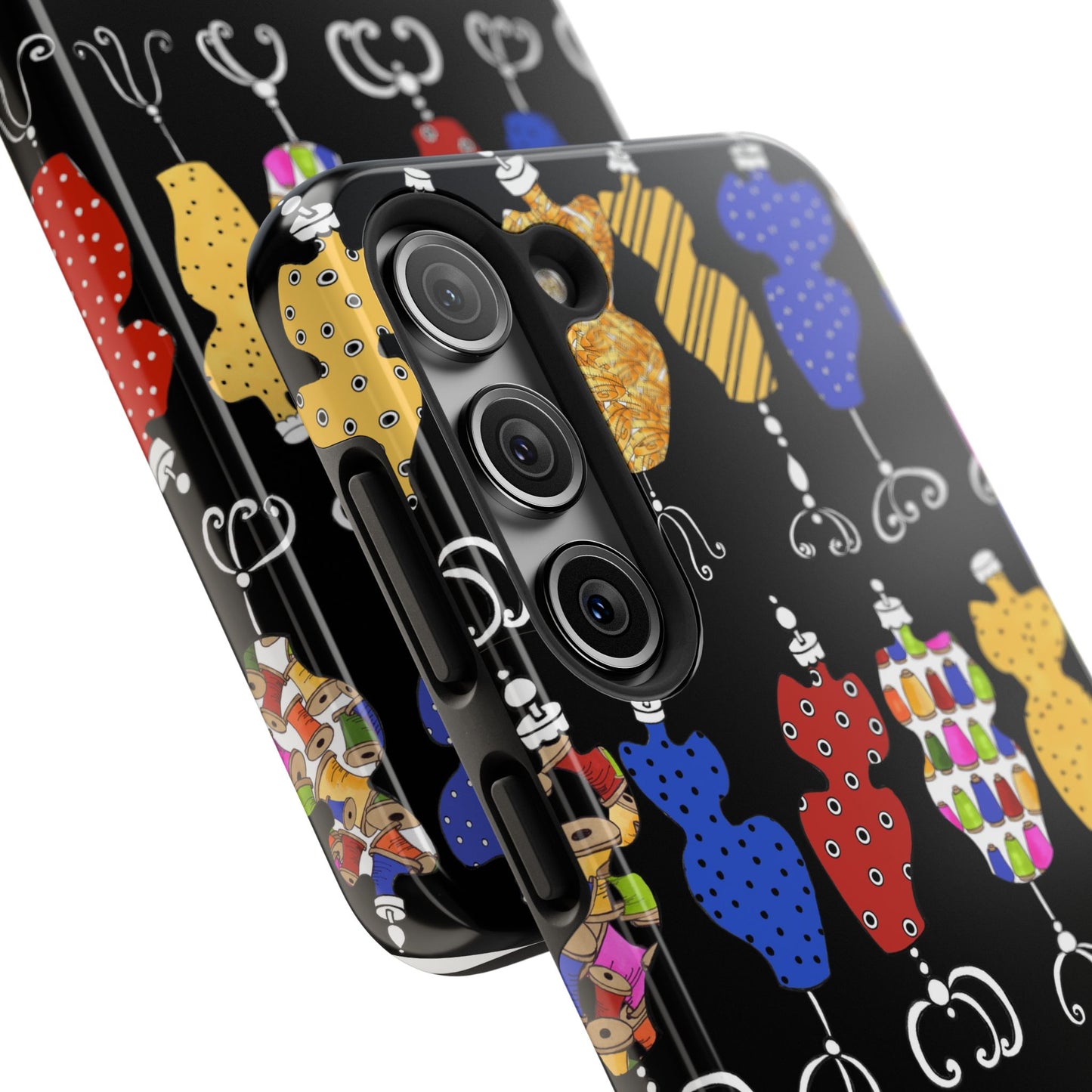 Go Figure Black / Multi Phone Case