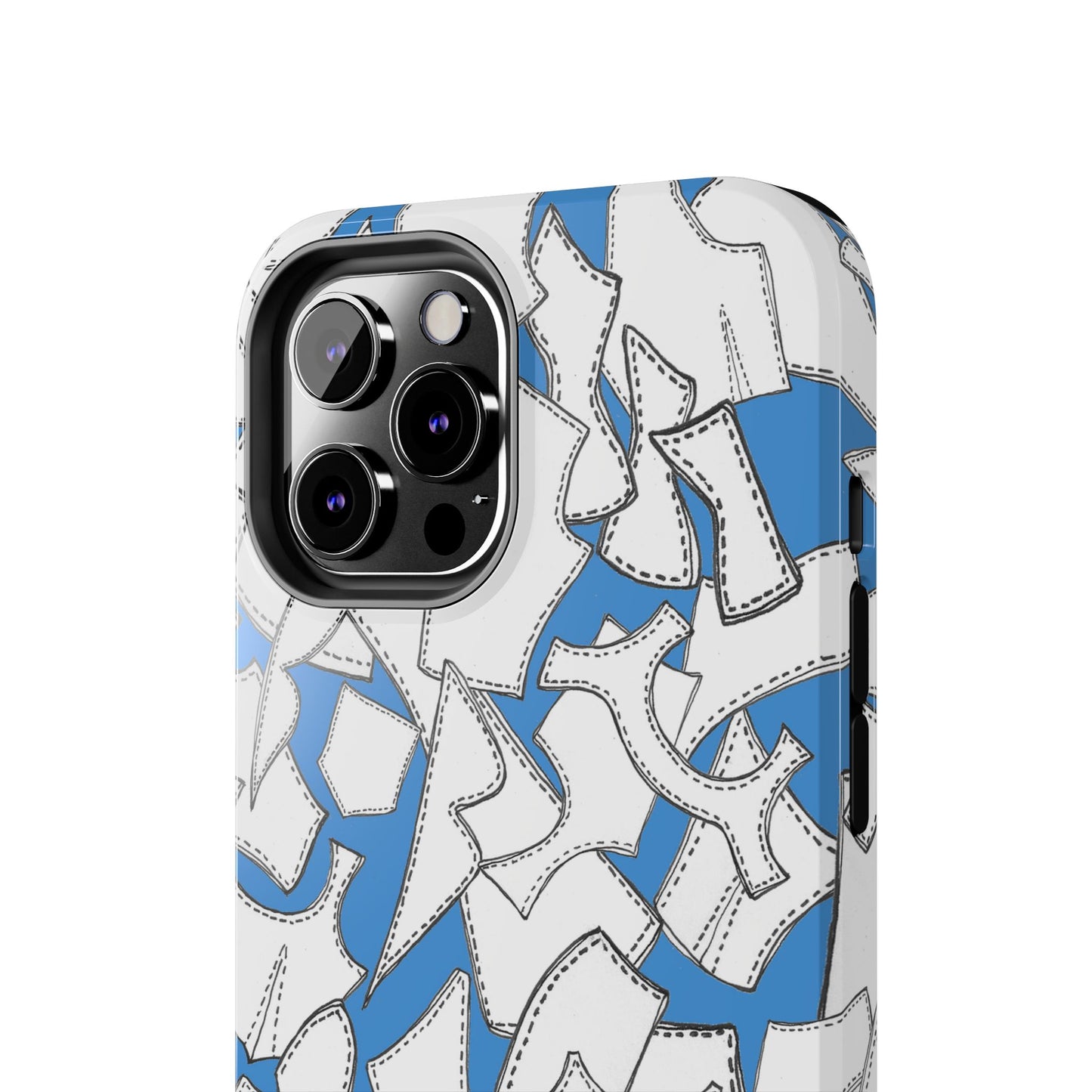 Pattern Pieces Turquoise Phone Case