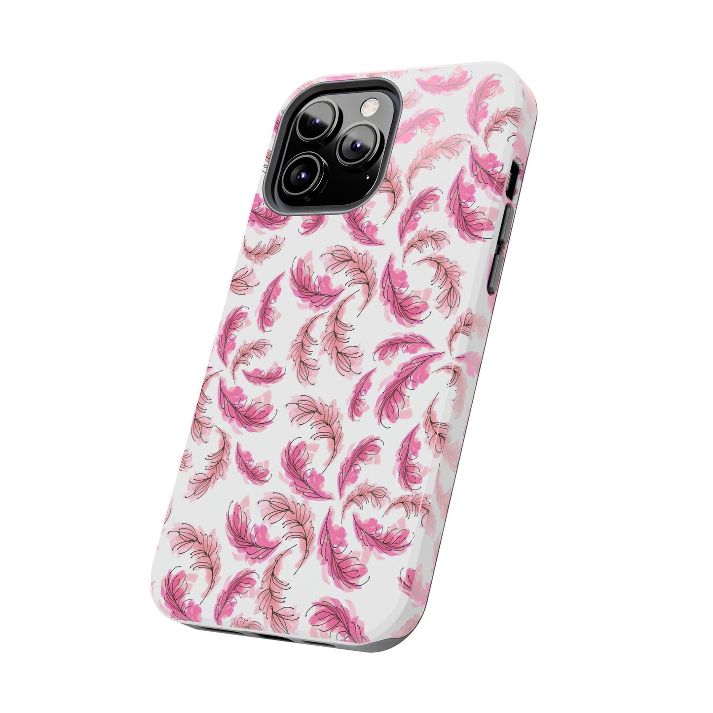 Flam Feathers White Phone Case