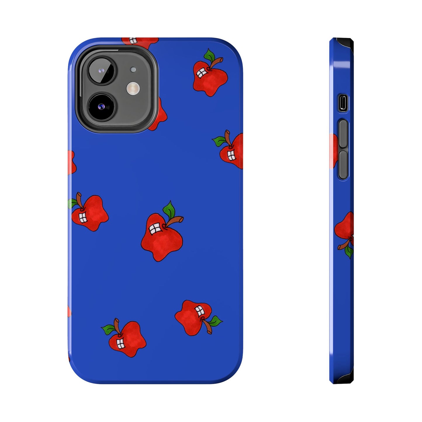 Flying Apples Blue Phone Case