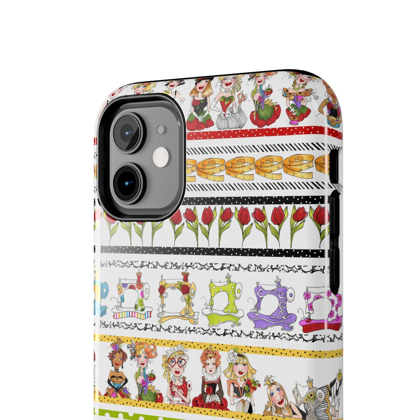 Curious Border White Phone Case