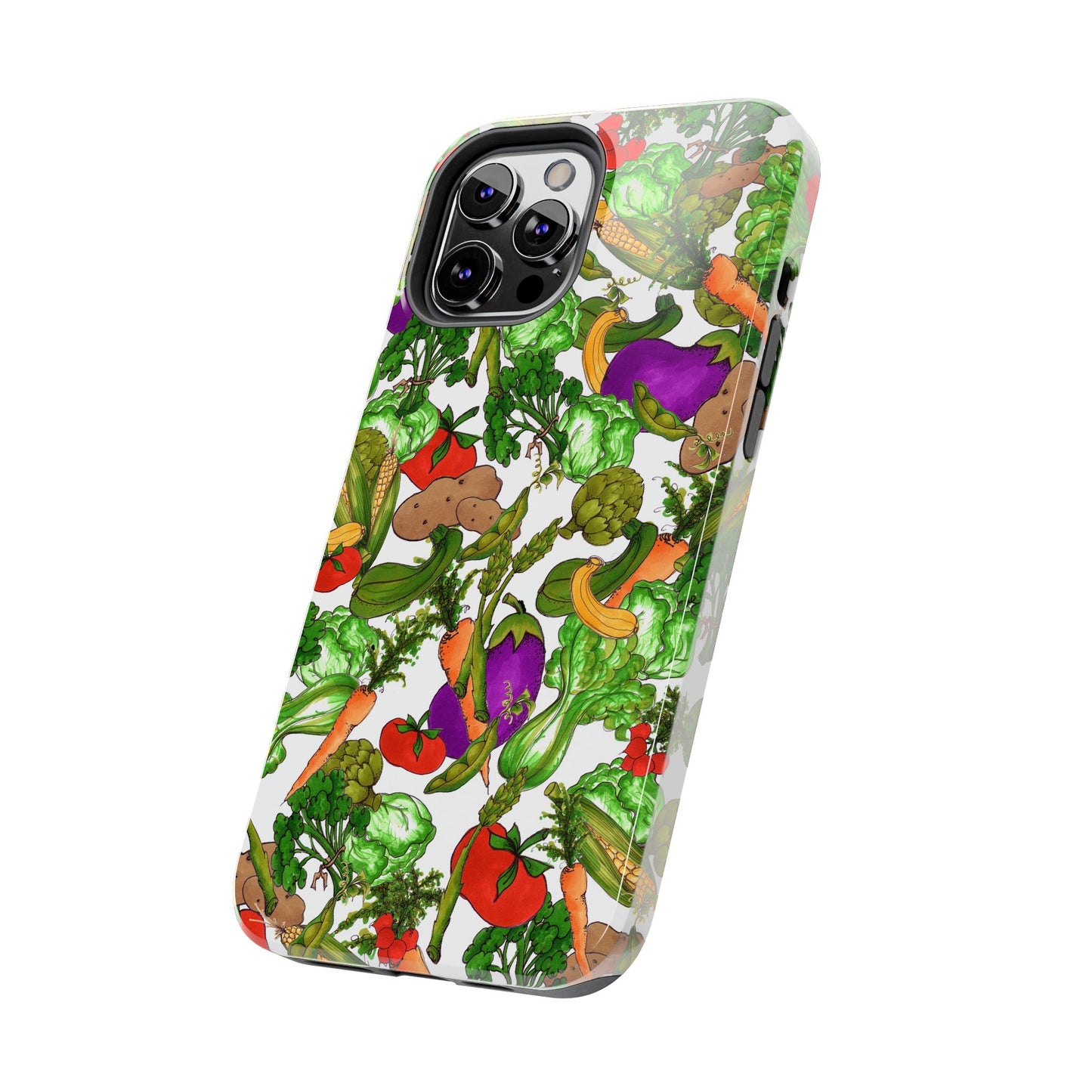 Veggie Jungle White Phone Case