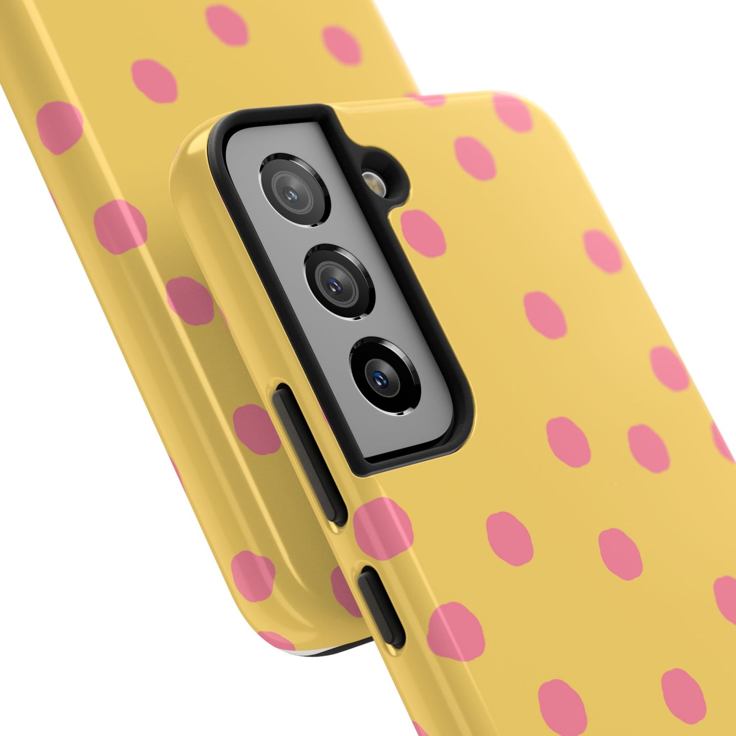Jumbo Dots Yellow / Pink Phone Case
