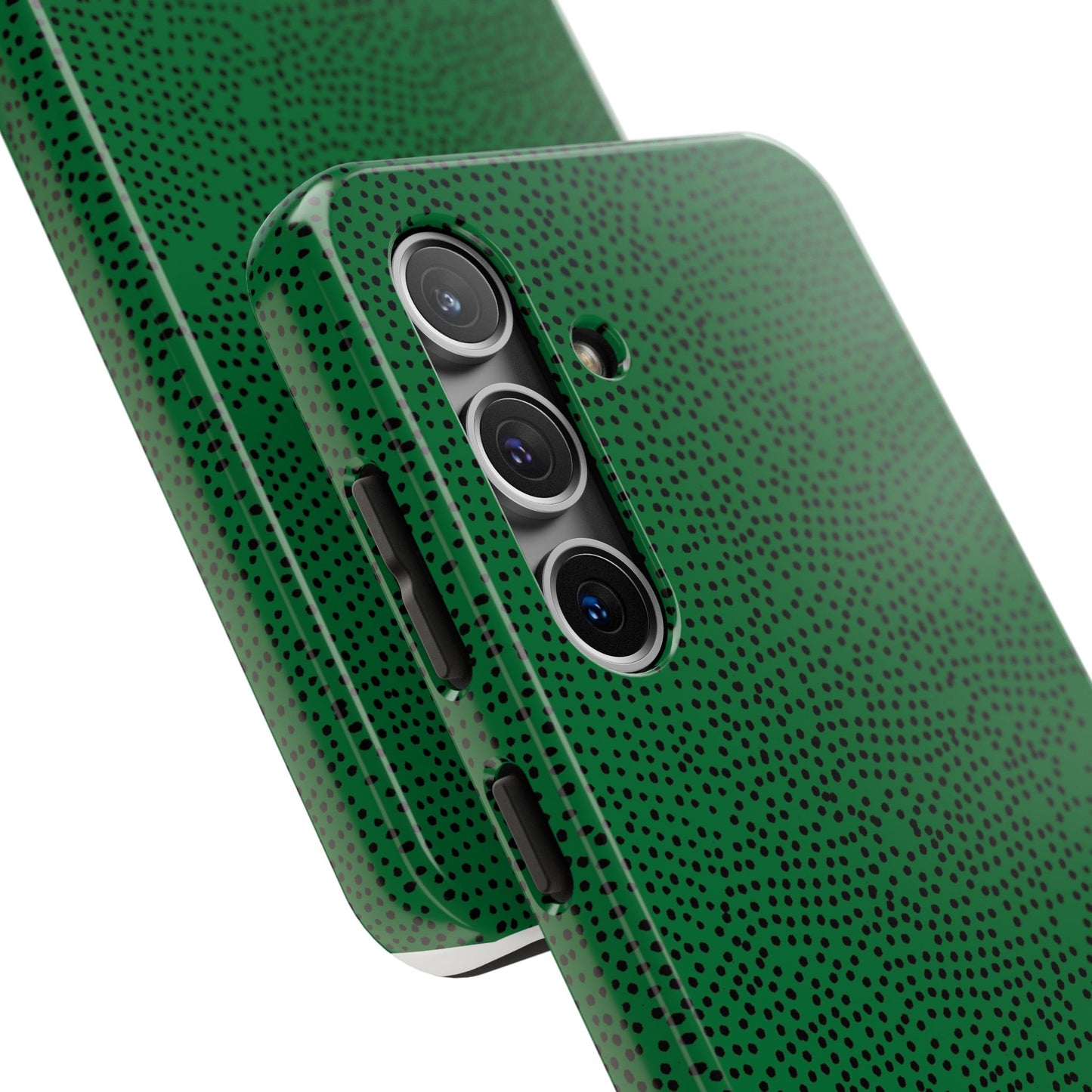 Mini Dot Green / Black Phone Case
