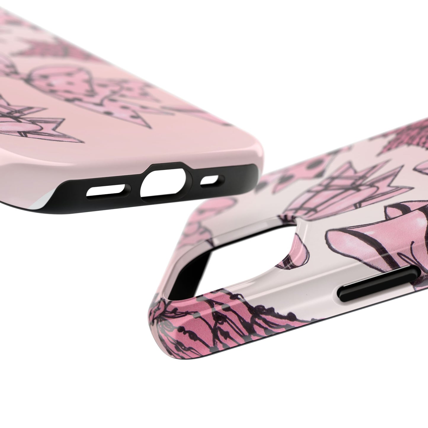 Cat Bows Pink Phone Case