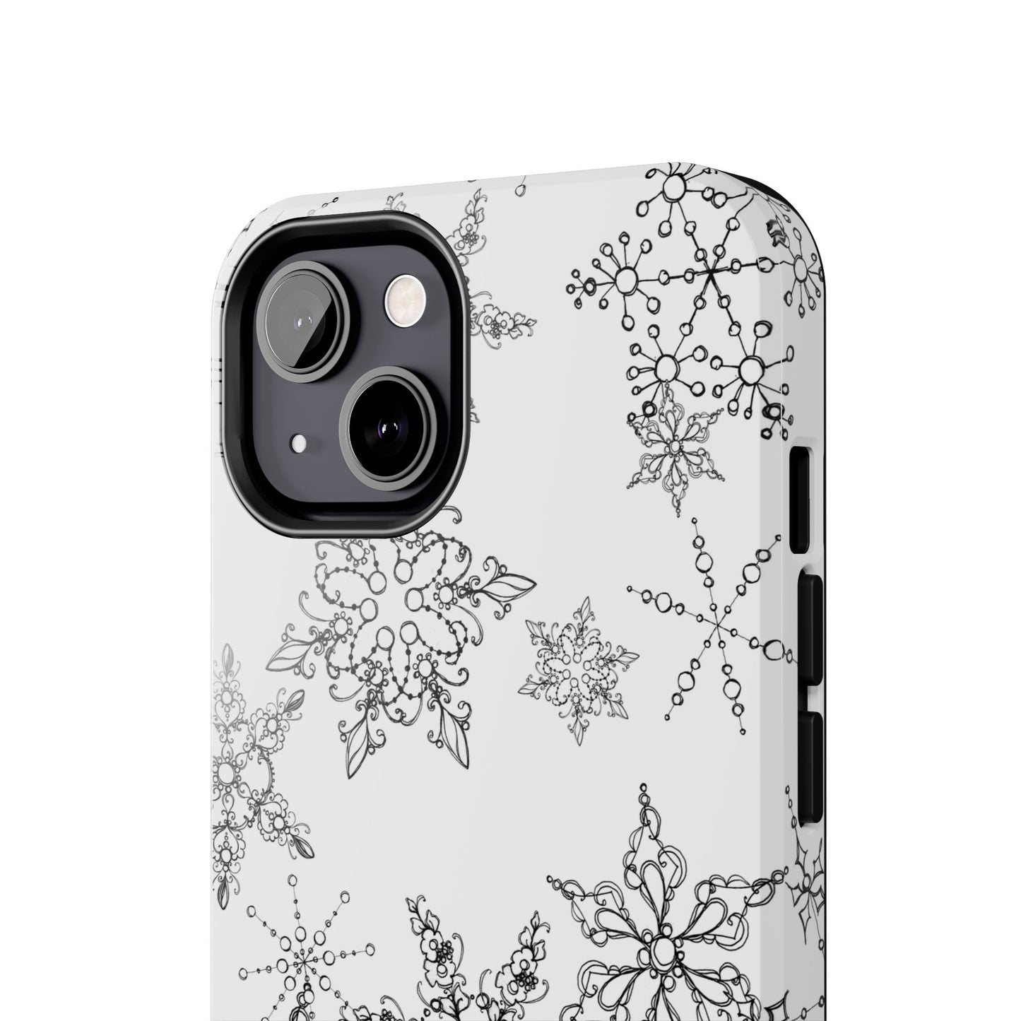 Random Flakes White Phone Case