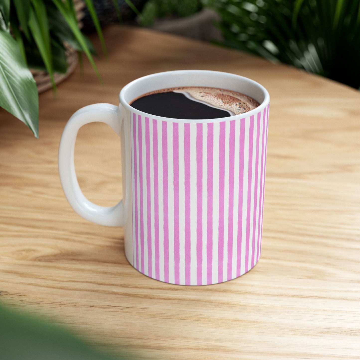 Lazy Stripe Pink Cup