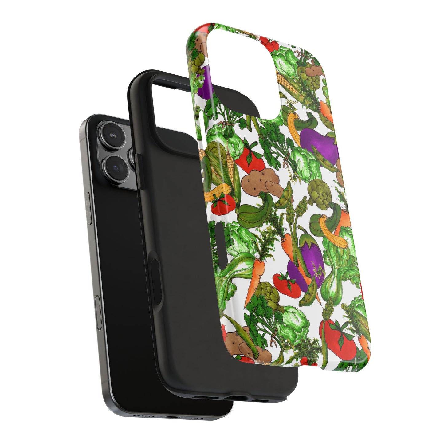 Veggie Jungle White Phone Case