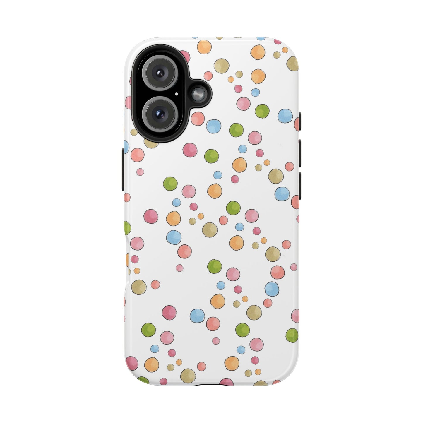 Clown Dots White Phone Case
