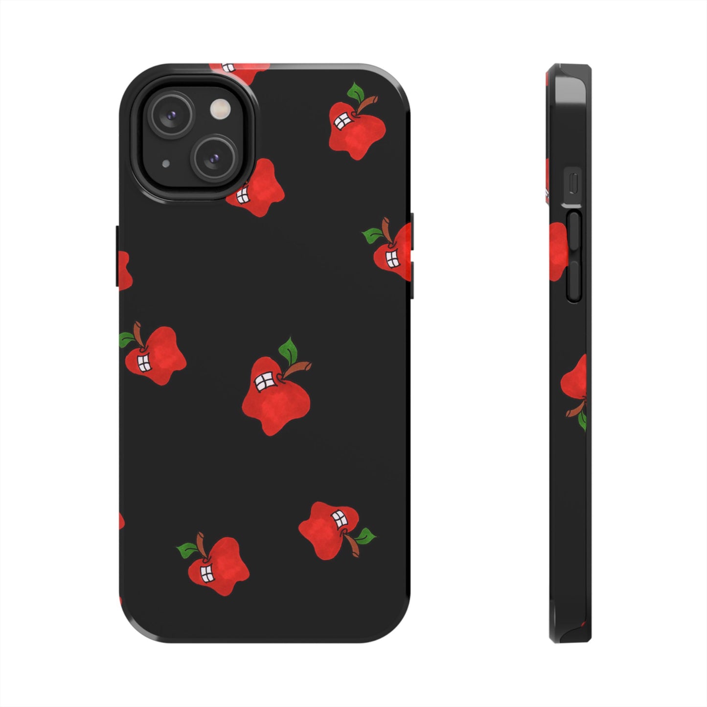 Flying Apples Black Phone Case