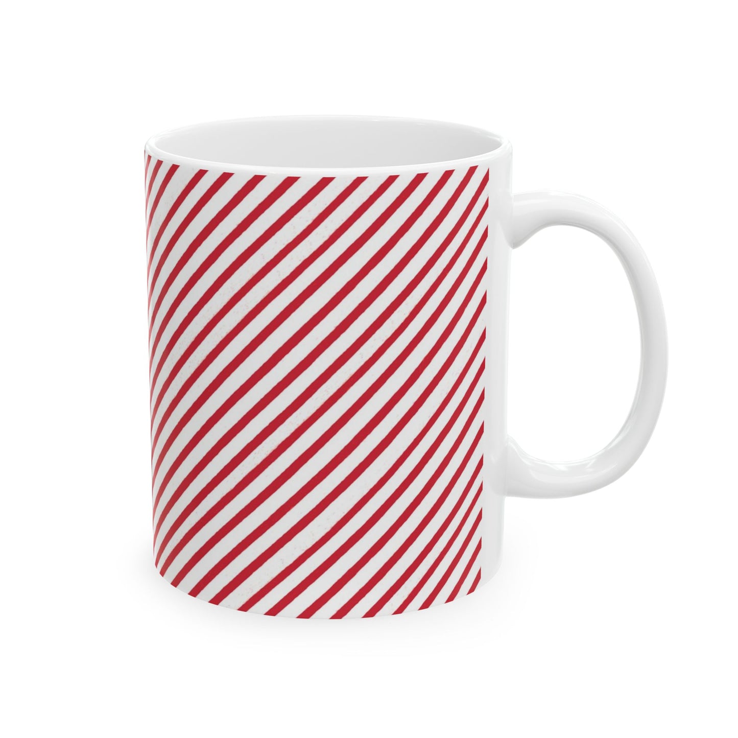 Bias Stripe White / Red Cup