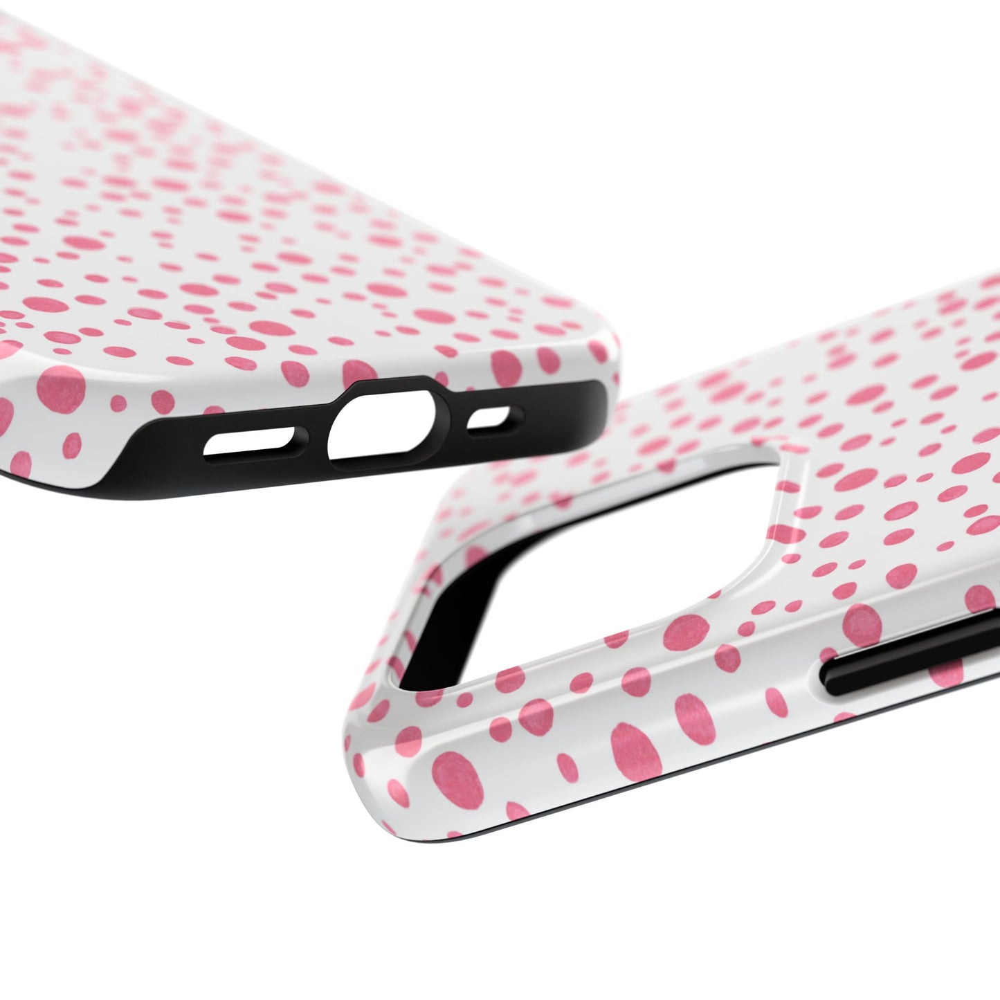 Balloon Dots White / Pink Phone Case