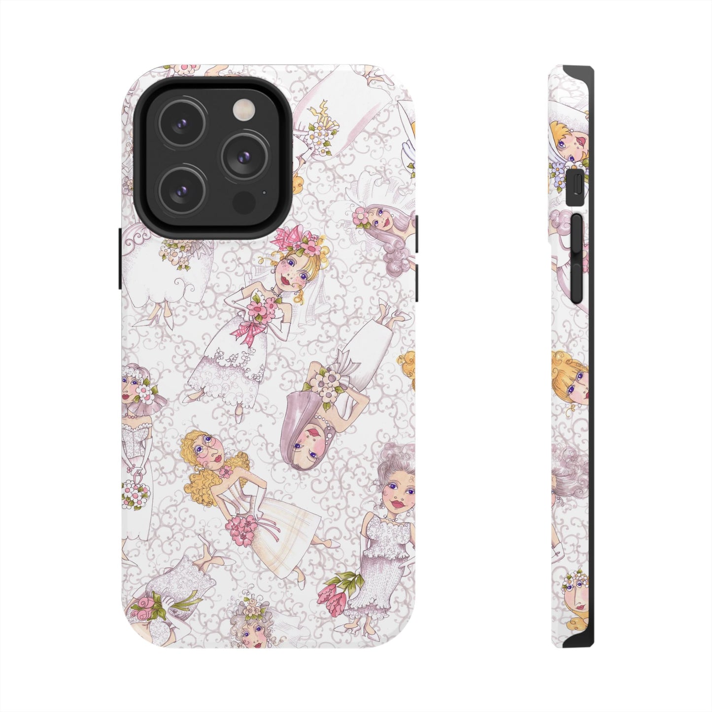 Bridal Scroll Phone Case