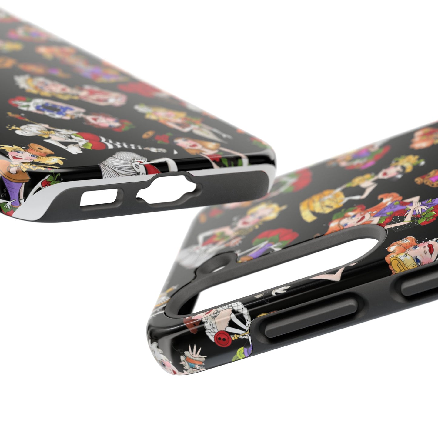 Curious Toss Black Phone Case