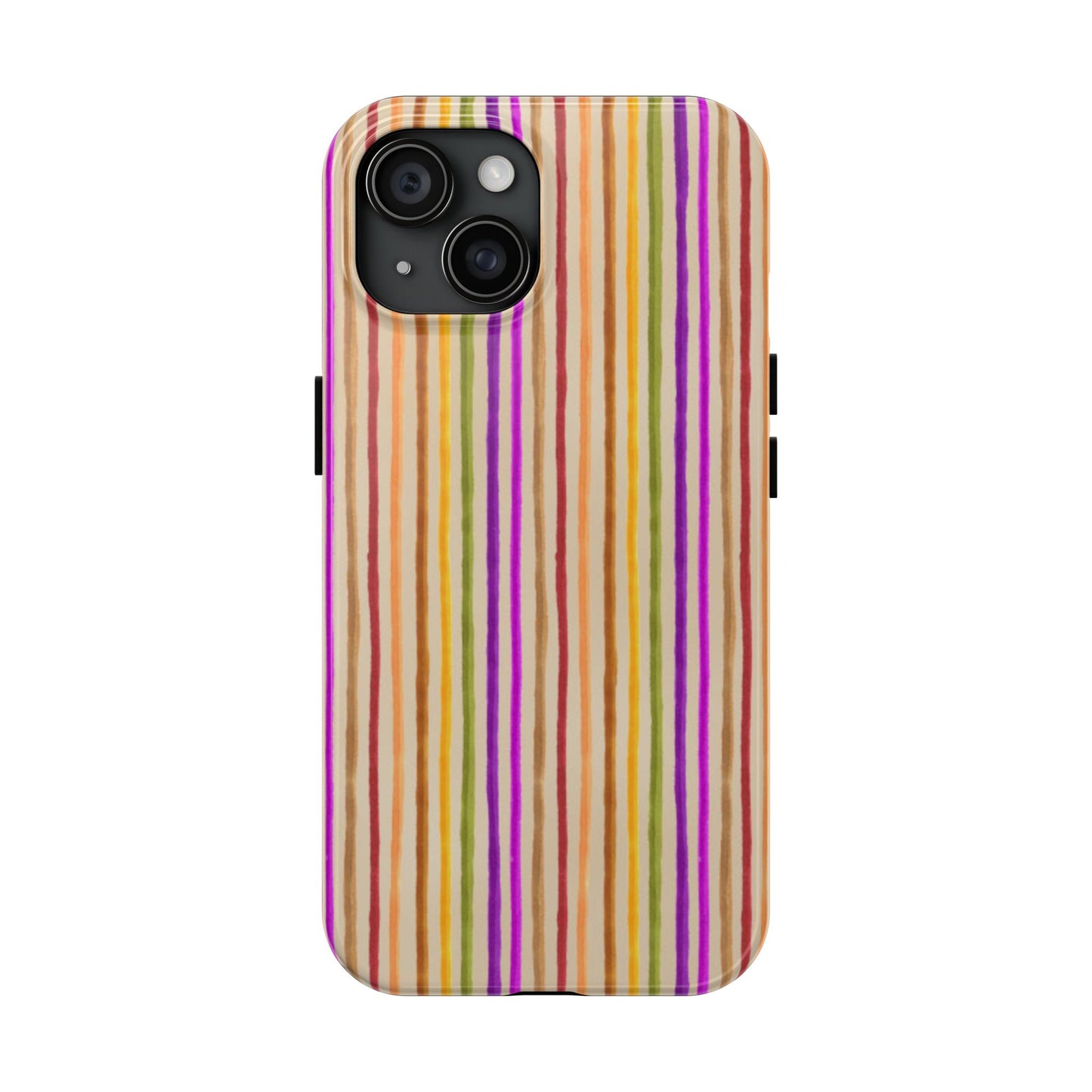 Spice Stripe Muslin Phone Case