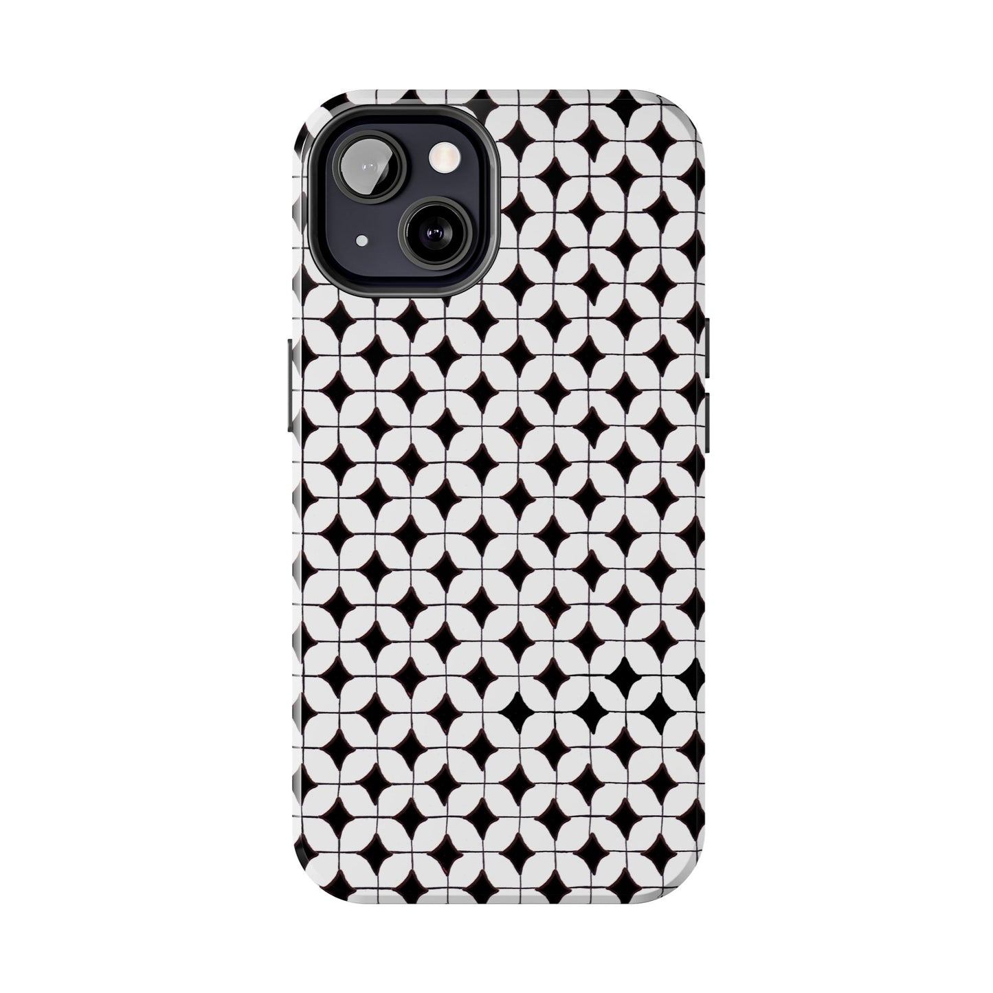 Tile-ish Black Phone Case