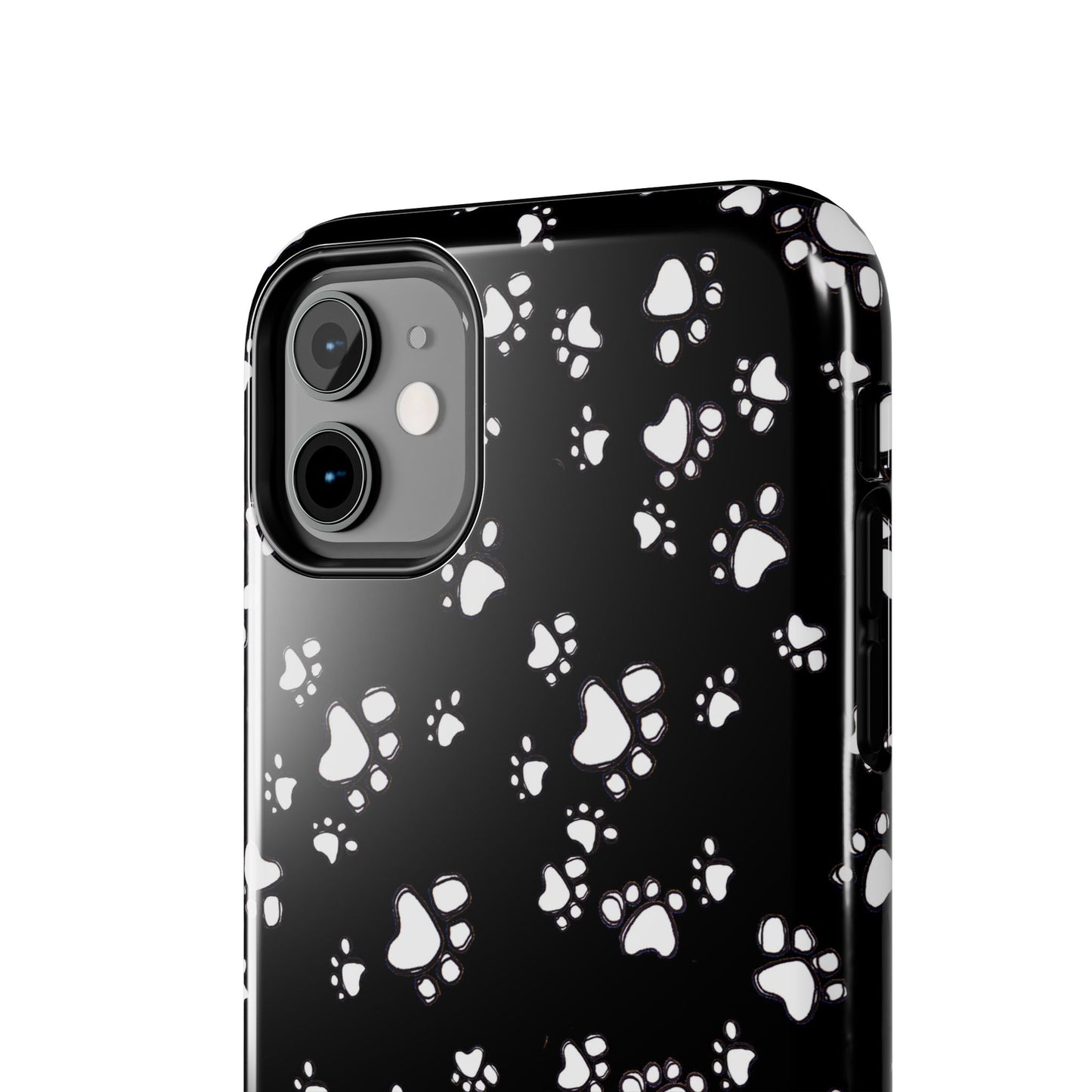 Paw Flakes Black Phone Case