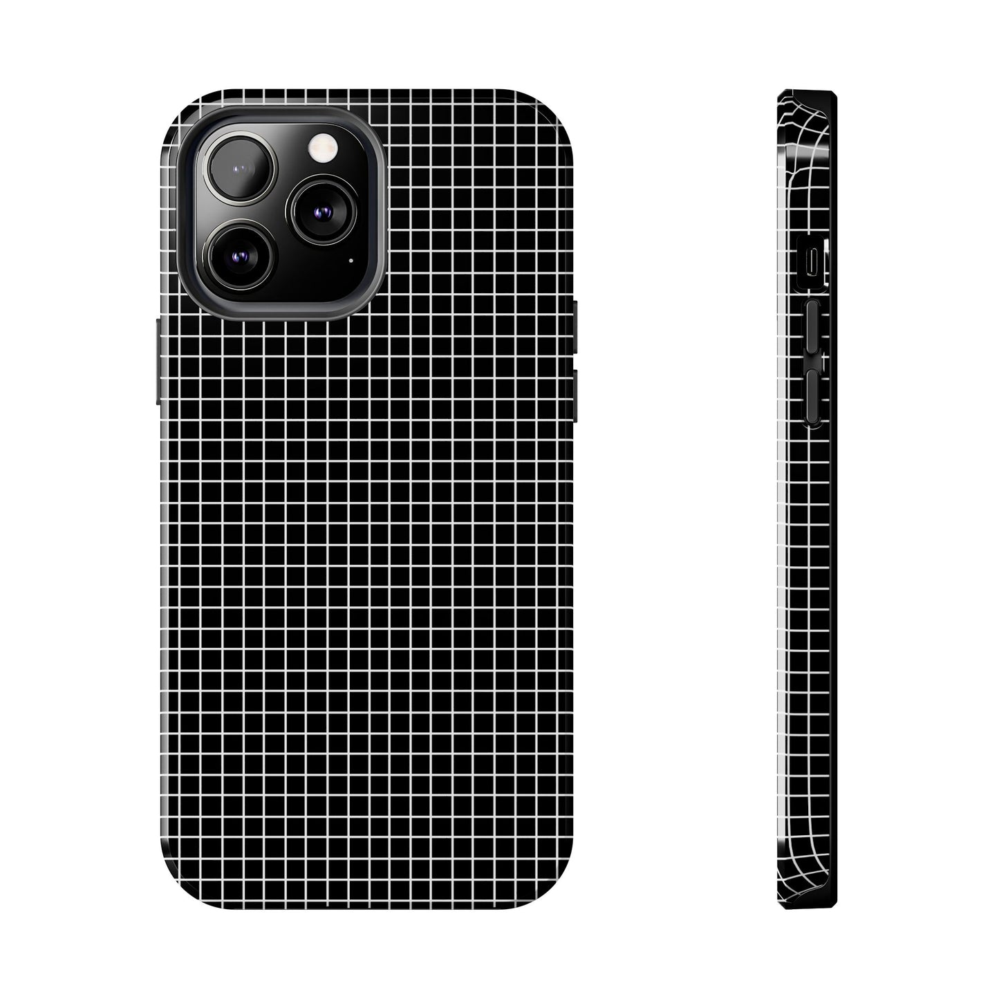 Window Pane Black / White Phone Case