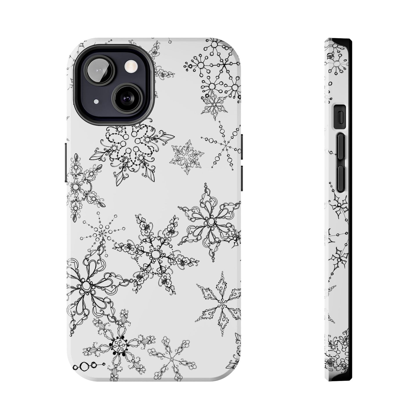 Random Flakes White Phone Case