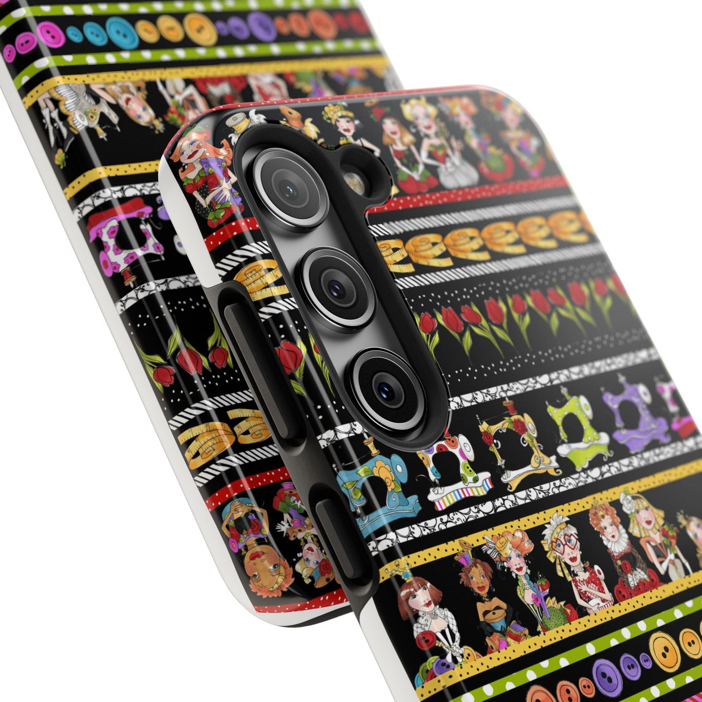 Curious Border Black Phone Case