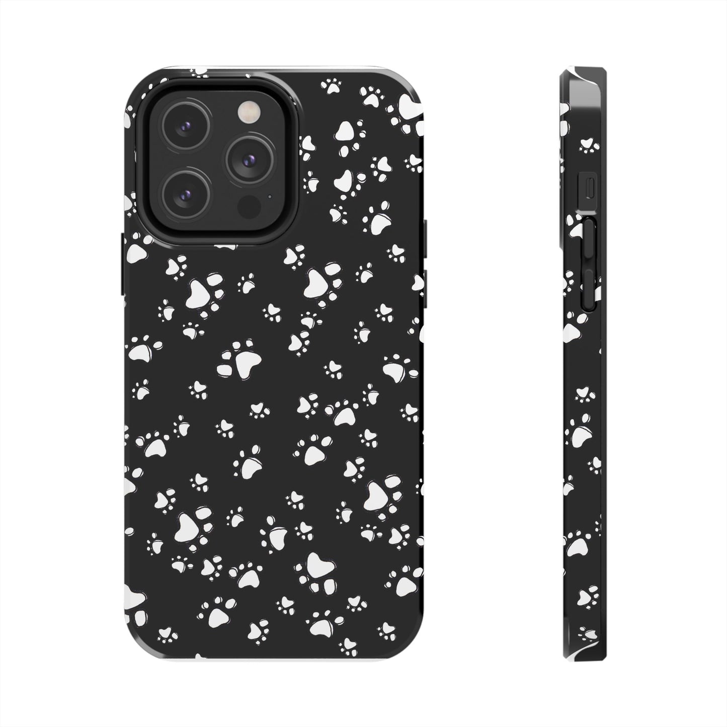Paw Flakes Black Phone Case