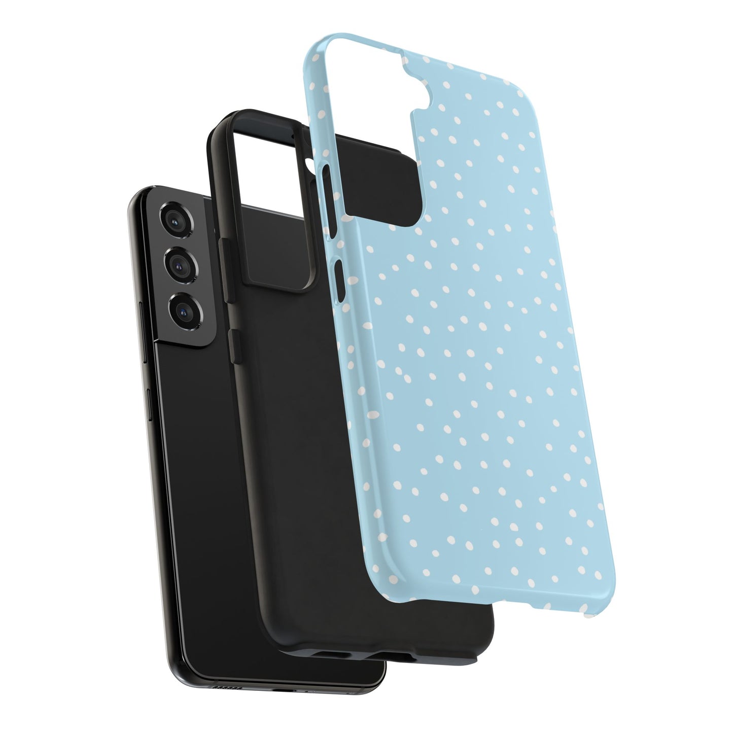 Dinky Dots Aqua / White Phone Case