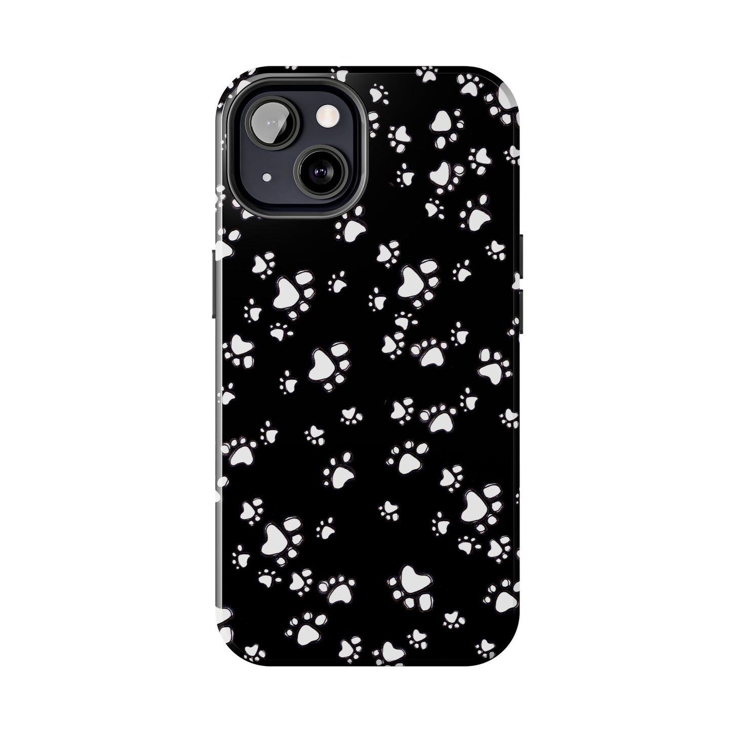 Paw Flakes Black Phone Case