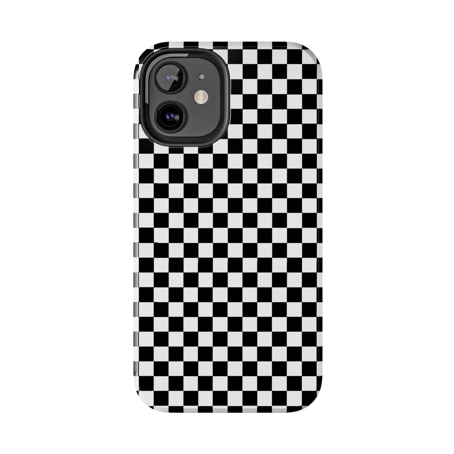 Checkerboard Black / White Phone Case