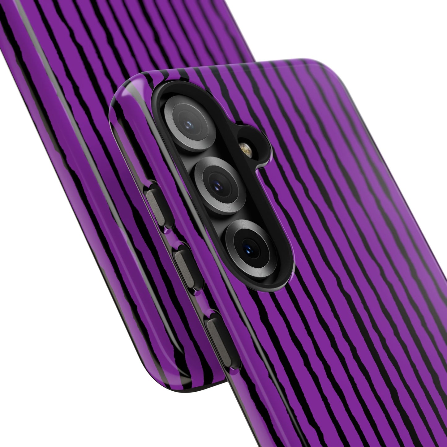 Sorta Stripe Purple / Black Phone Case