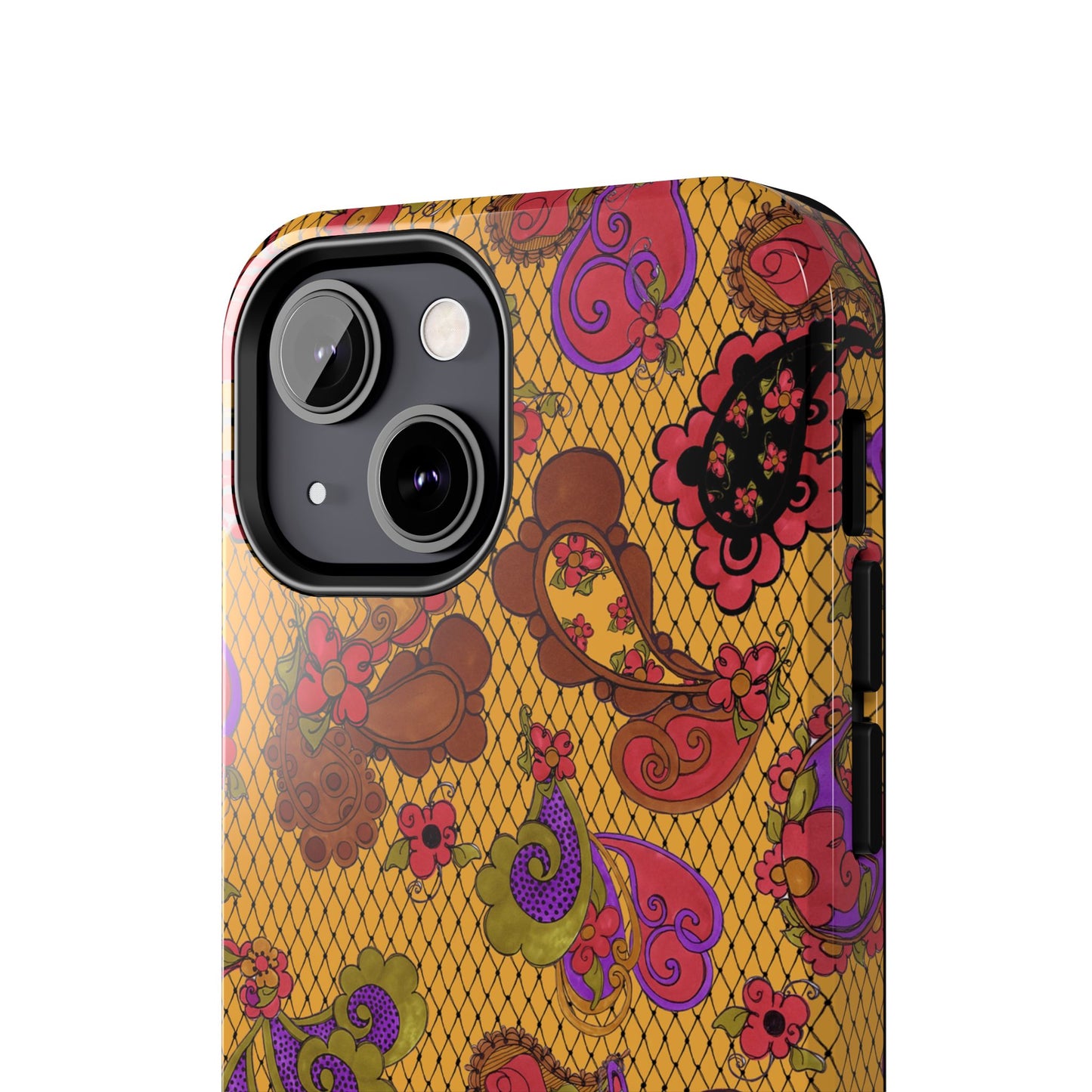 Posie Paisley Gold Phone Case