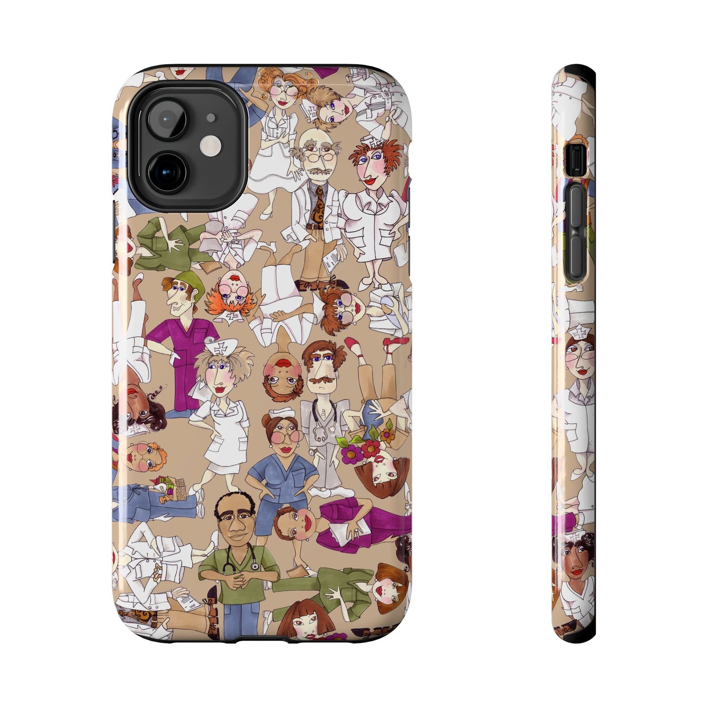 Diverse Nurse Khaki Phone Case