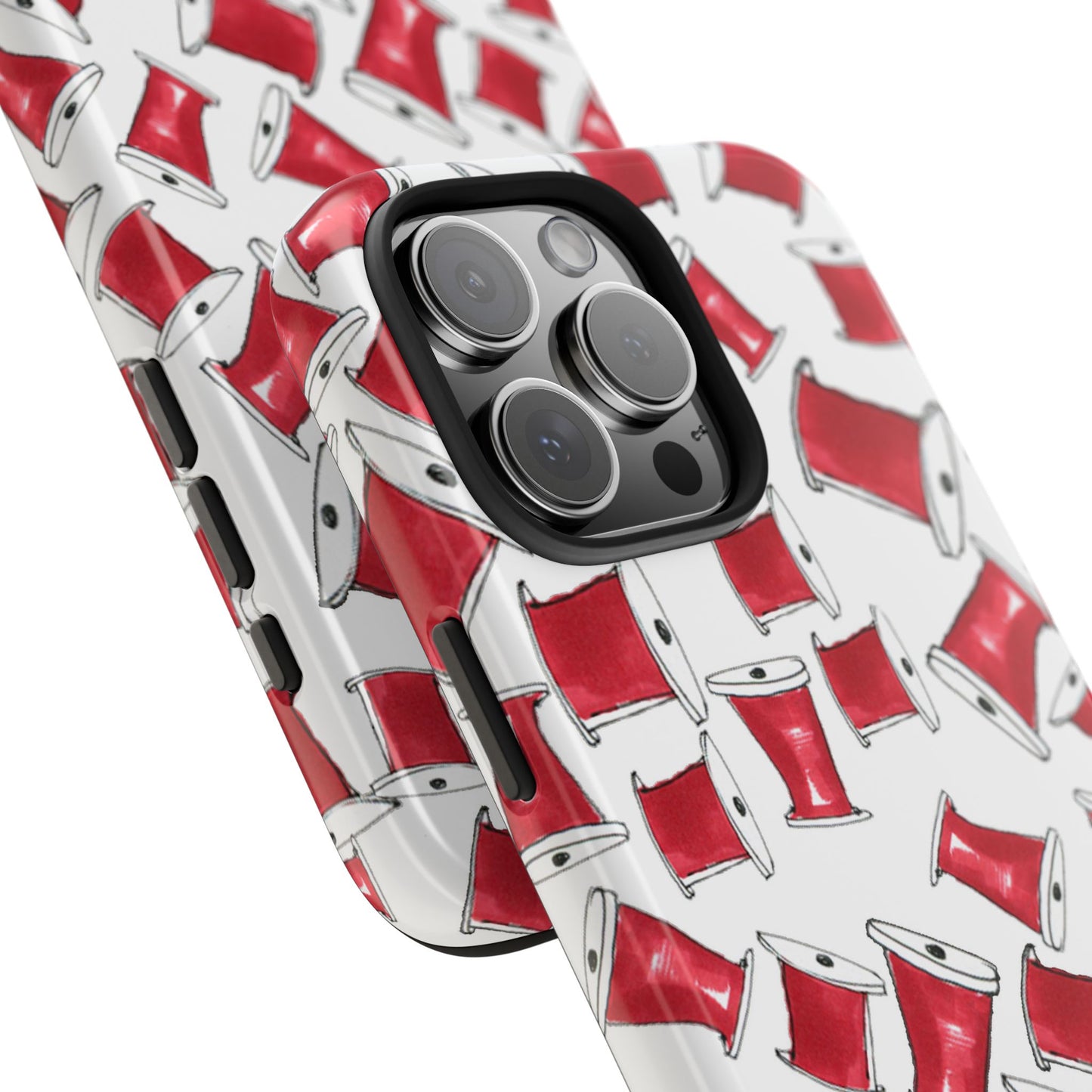 Red Thread White Phone Case