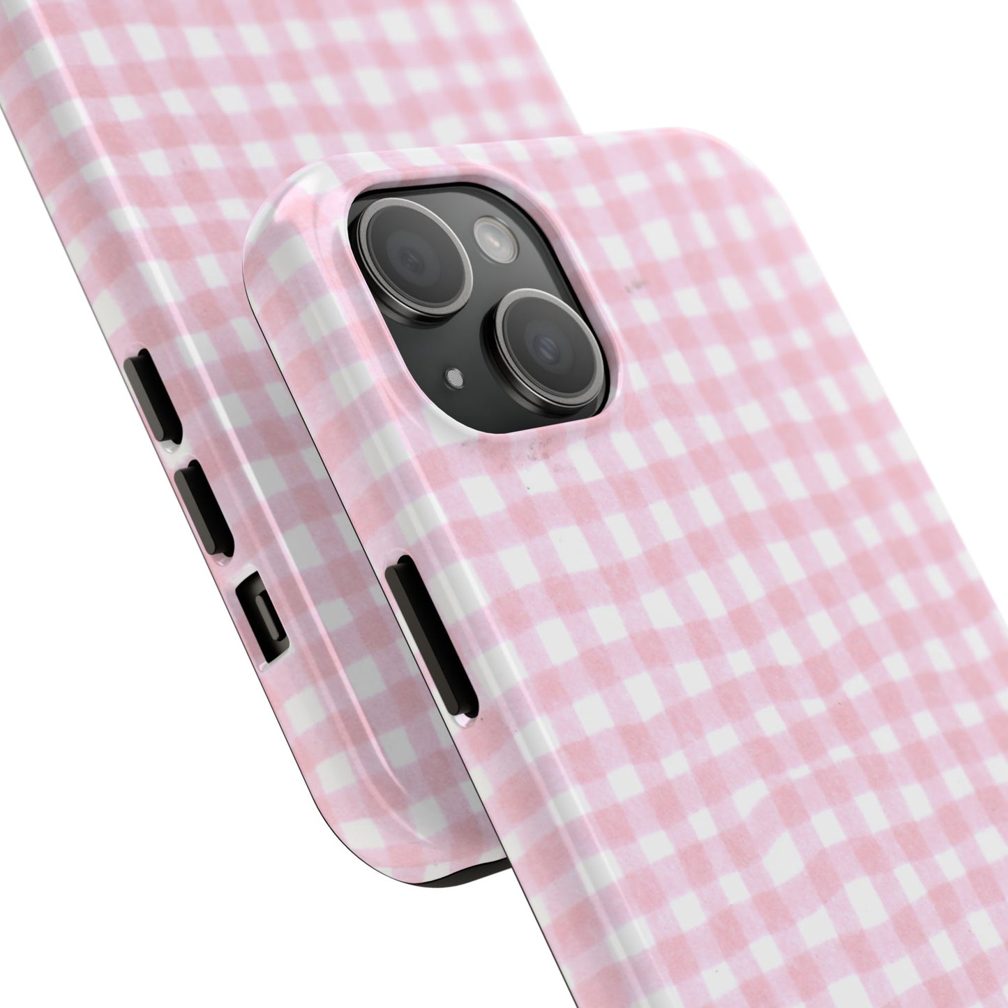 Wonky Chipper Check Pink Phone Case