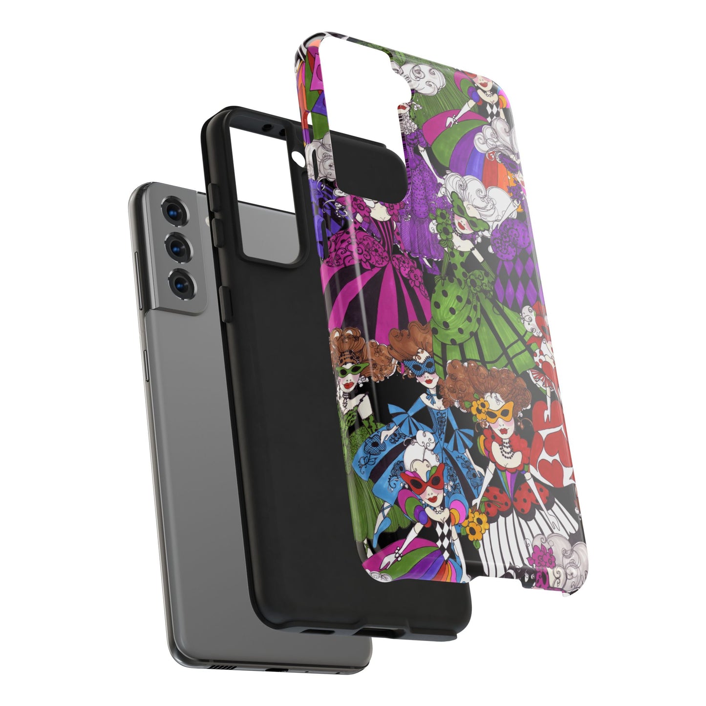 Crowded Dance Floor Black Phone Case